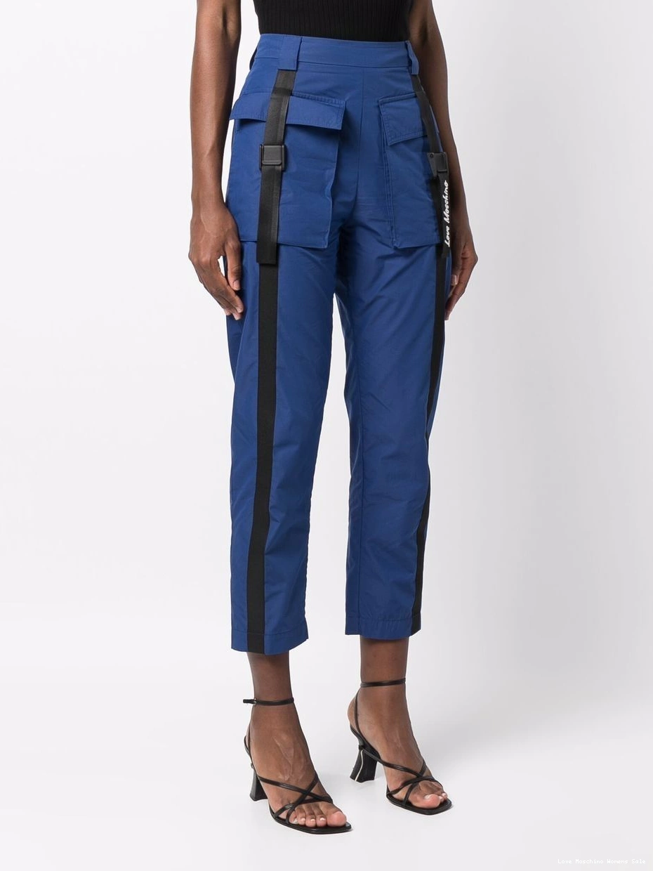 Cheap trousers Love Women cropped cargo Moschino 0421